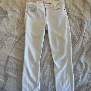 Frame white jeans